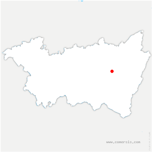 carte de localisation de Bruyères