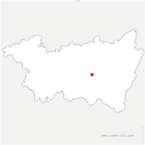 carte de localisation de Buxières-lès-Clefmont