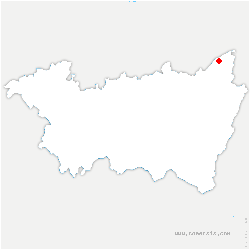 carte de localisation de Celles-sur-Plaine