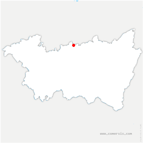 carte de localisation de Chamagne