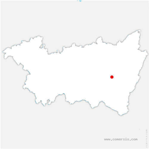 carte de localisation de Champdray