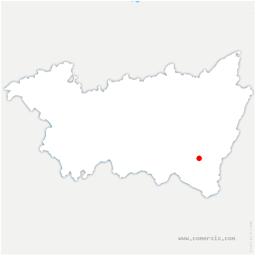 carte de localisation du Châtelet-sur-Meuse