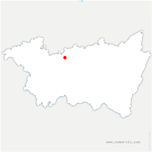 carte de localisation de Chauffecourt