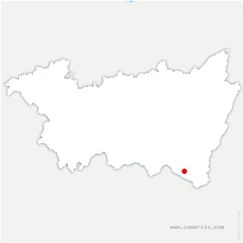 carte de localisation de Coiffy-le-Haut