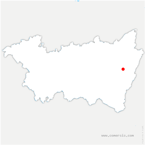 carte de localisation de Corcieux