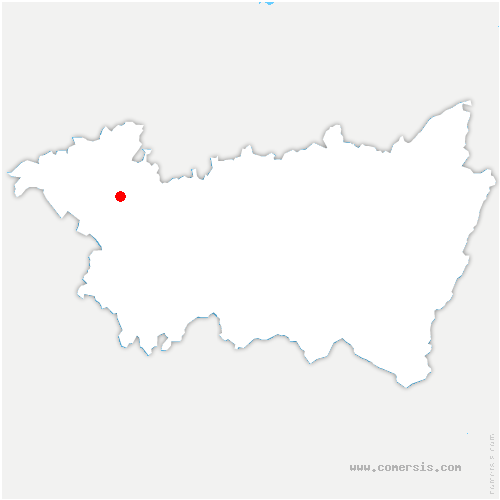 carte de localisation de Courcelles-sous-Châtenois