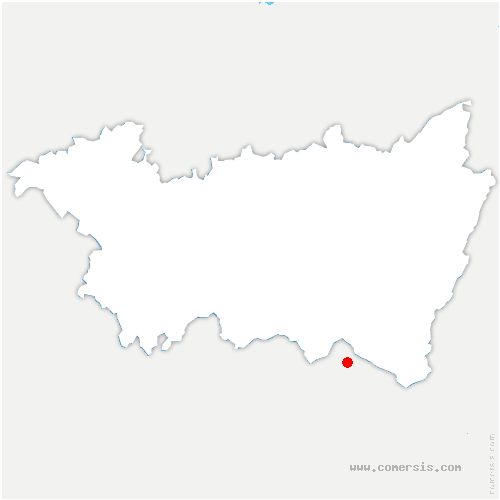 carte de localisation de Crion