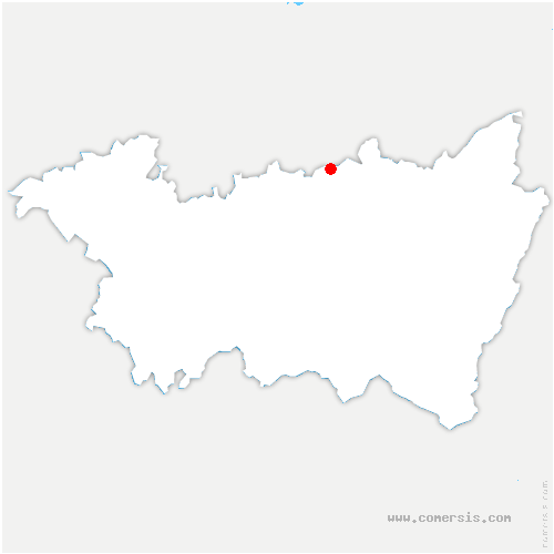 carte de localisation de Damas-aux-Bois