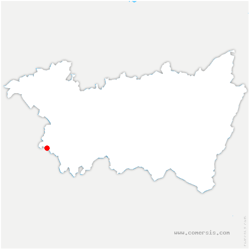 carte de localisation de Damblain