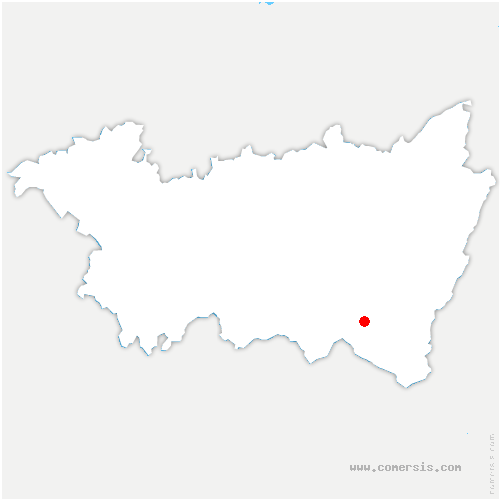 carte de localisation de Dammartin-sur-Meuse