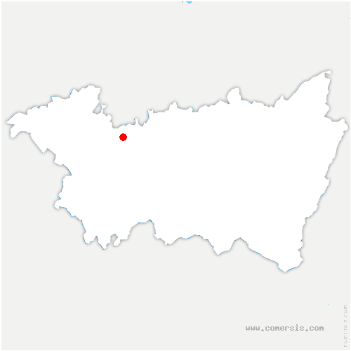 carte de localisation de Dombasle-en-Xaintois