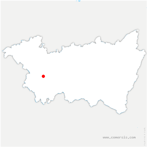 carte de localisation de Dombrot-le-Sec