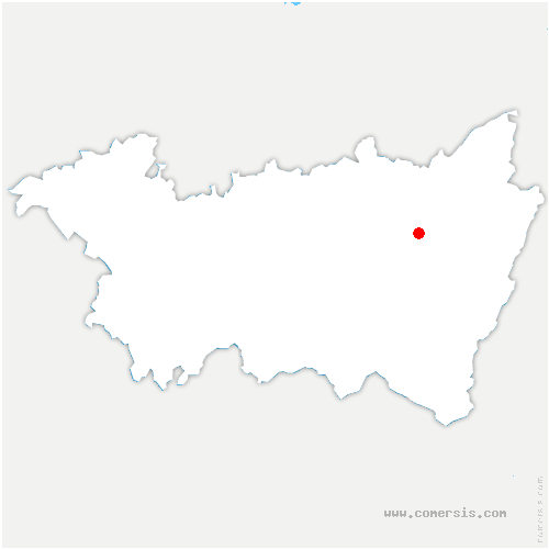 carte de localisation de Domfaing