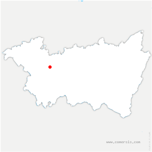 carte de localisation de Domjulien