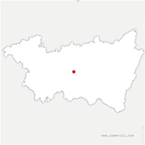 carte de localisation de Dommartin-aux-Bois