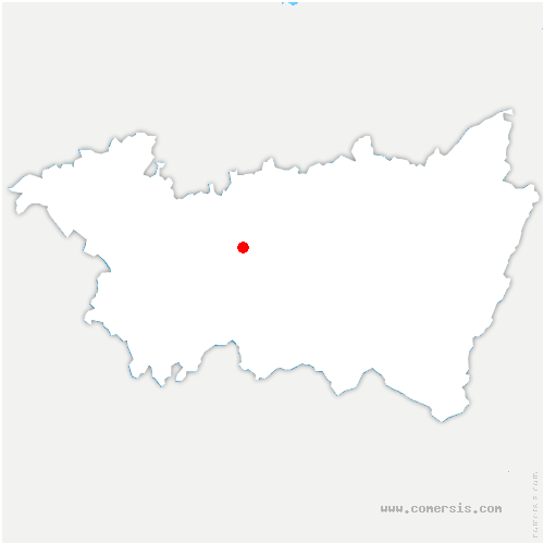 carte de localisation de Dompaire