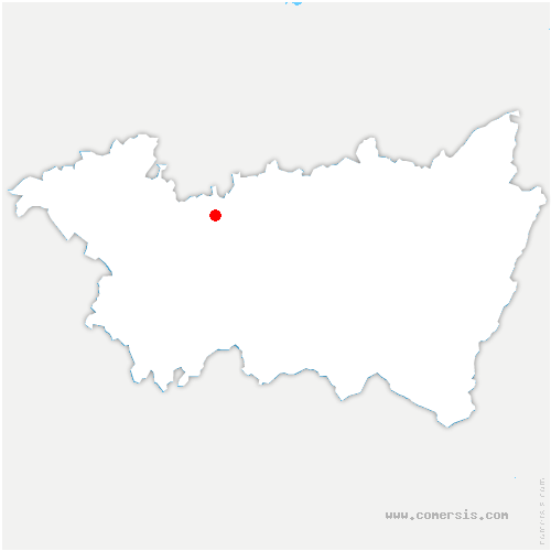 carte de localisation de Domvallier