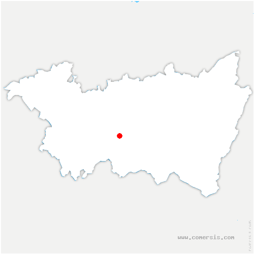 carte de localisation d'Escles
