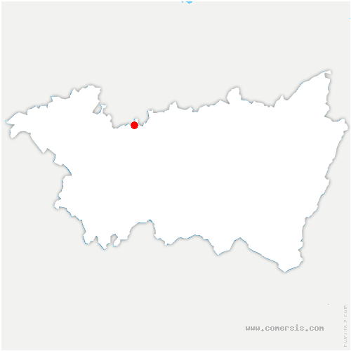 carte de localisation de Frenelle-la-Grande
