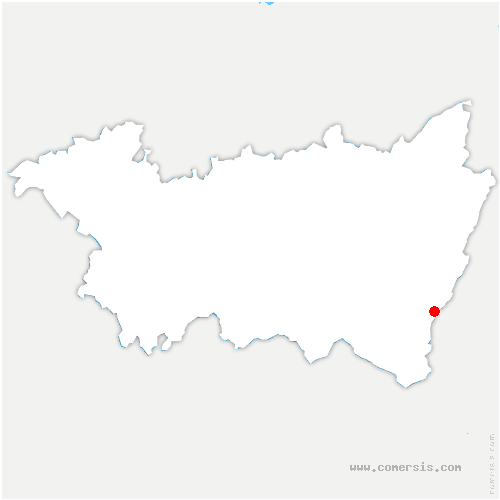carte de localisation de Fresnes-sur-Apance