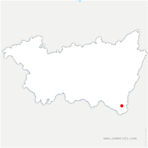 carte de localisation de Fresse-sur-Moselle