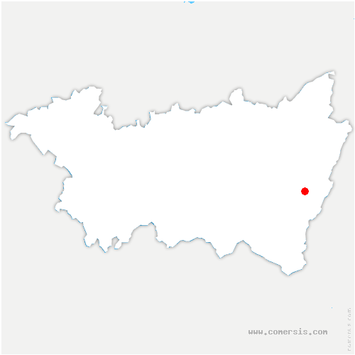 carte de localisation de Gerbépal