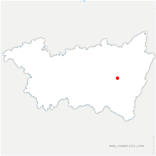 carte de localisation de Germainvilliers