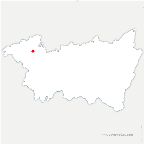 carte de localisation de Houéville