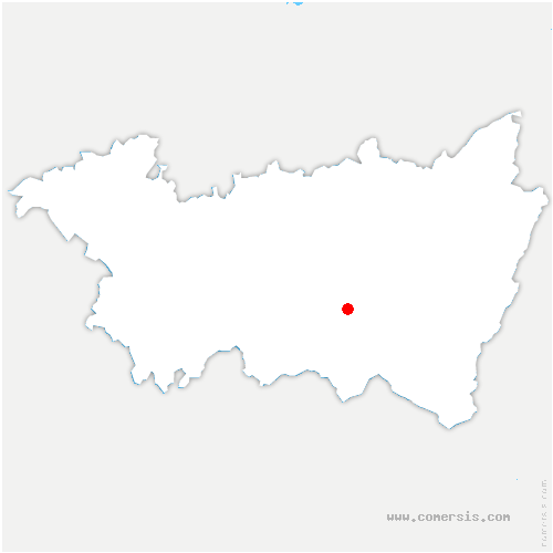 carte de localisation d'Is-en-Bassigny