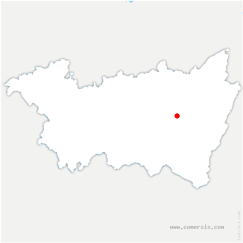 carte de localisation de Laval-sur-Vologne