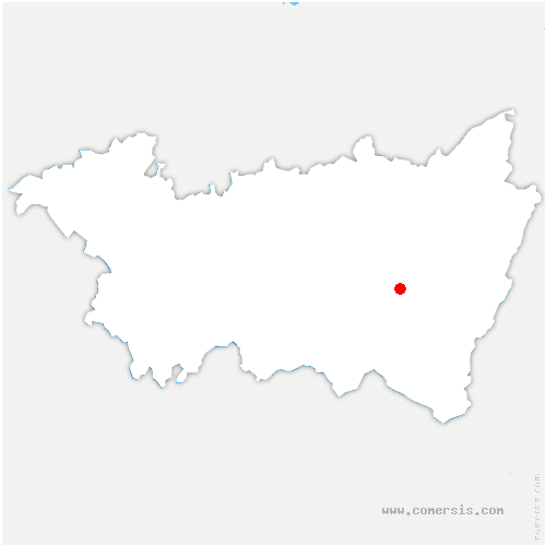 carte de localisation de Laveline-du-Houx