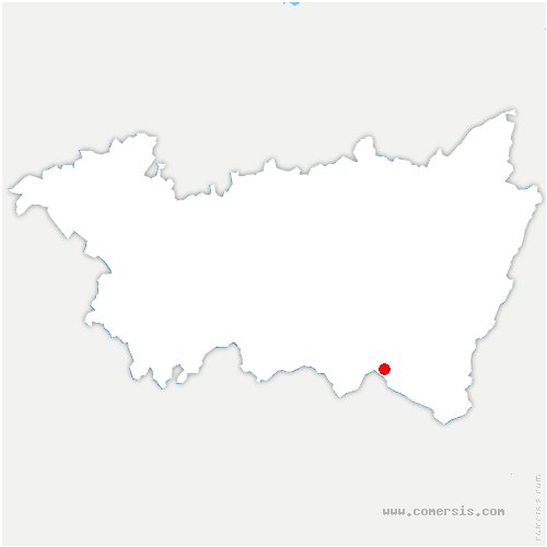 carte de localisation de Lavernoy