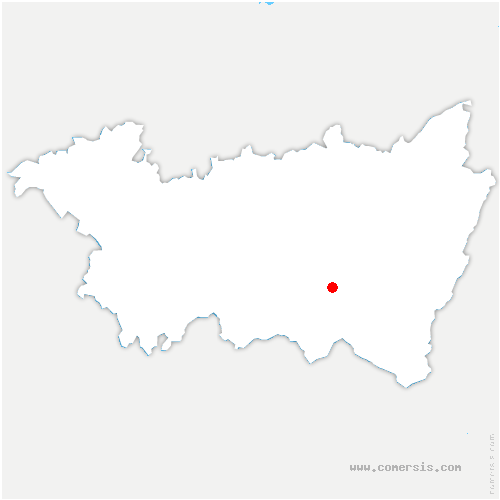 carte de localisation de Lavilleneuve