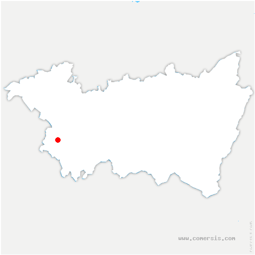 carte de localisation de Martigny-les-Bains