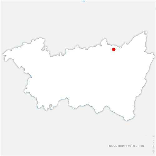 carte de localisation de Ménil-sur-Belvitte