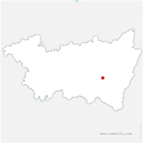 carte de localisation de Merrey