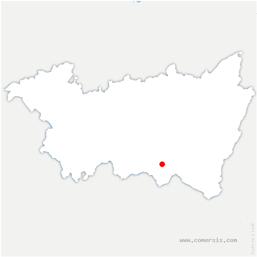 carte de localisation de Moncel-sur-Seille