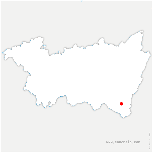 carte de localisation de Montcharvot
