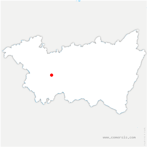 carte de localisation de Monthureux-le-Sec