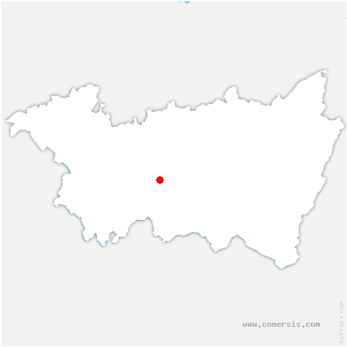 carte de localisation de Morville-sur-Seille