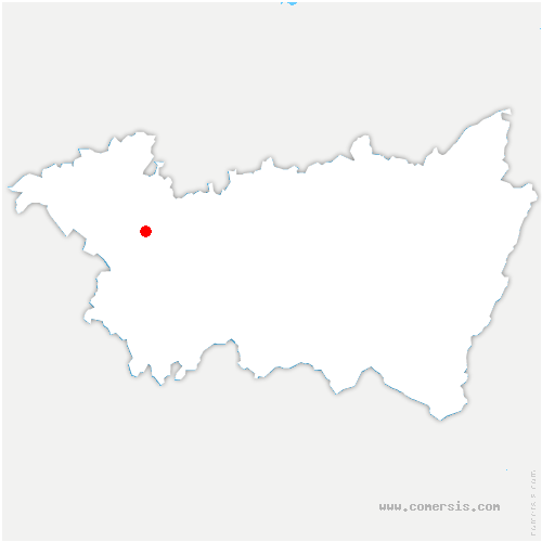 carte de localisation de la Neuveville-sous-Châtenois