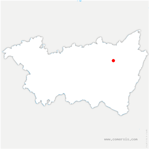 carte de localisation d'Outremécourt