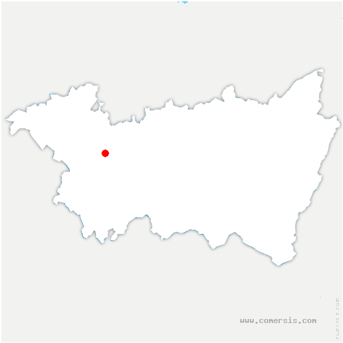 carte de localisation de Parey-sous-Montfort
