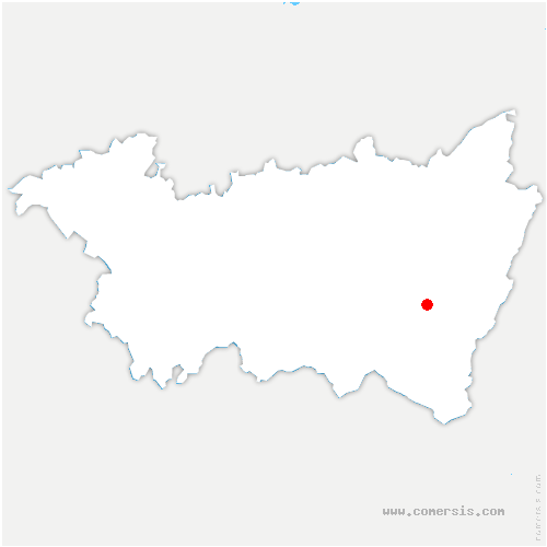 carte de localisation de Parnoy-en-Bassigny