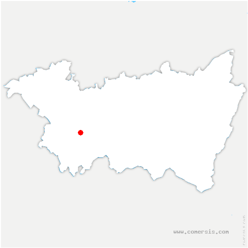 carte de localisation de Provenchères-lès-Darney