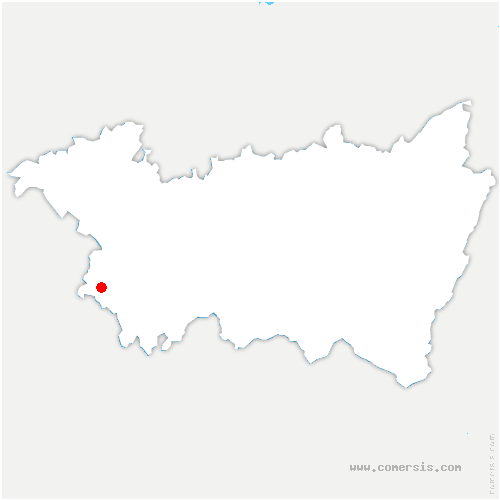carte de localisation de Romain-aux-Bois