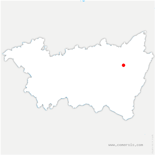 carte de localisation de Rouges-Eaux