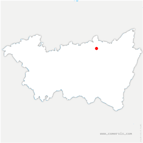 carte de localisation de Roville-aux-Chênes