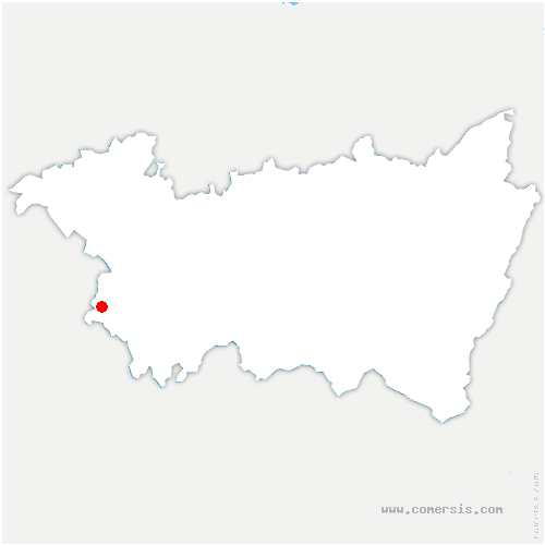 carte de localisation de Rozières-sur-Mouzon