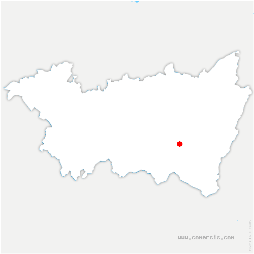 carte de localisation de Saint-Étienne-lès-Remiremont